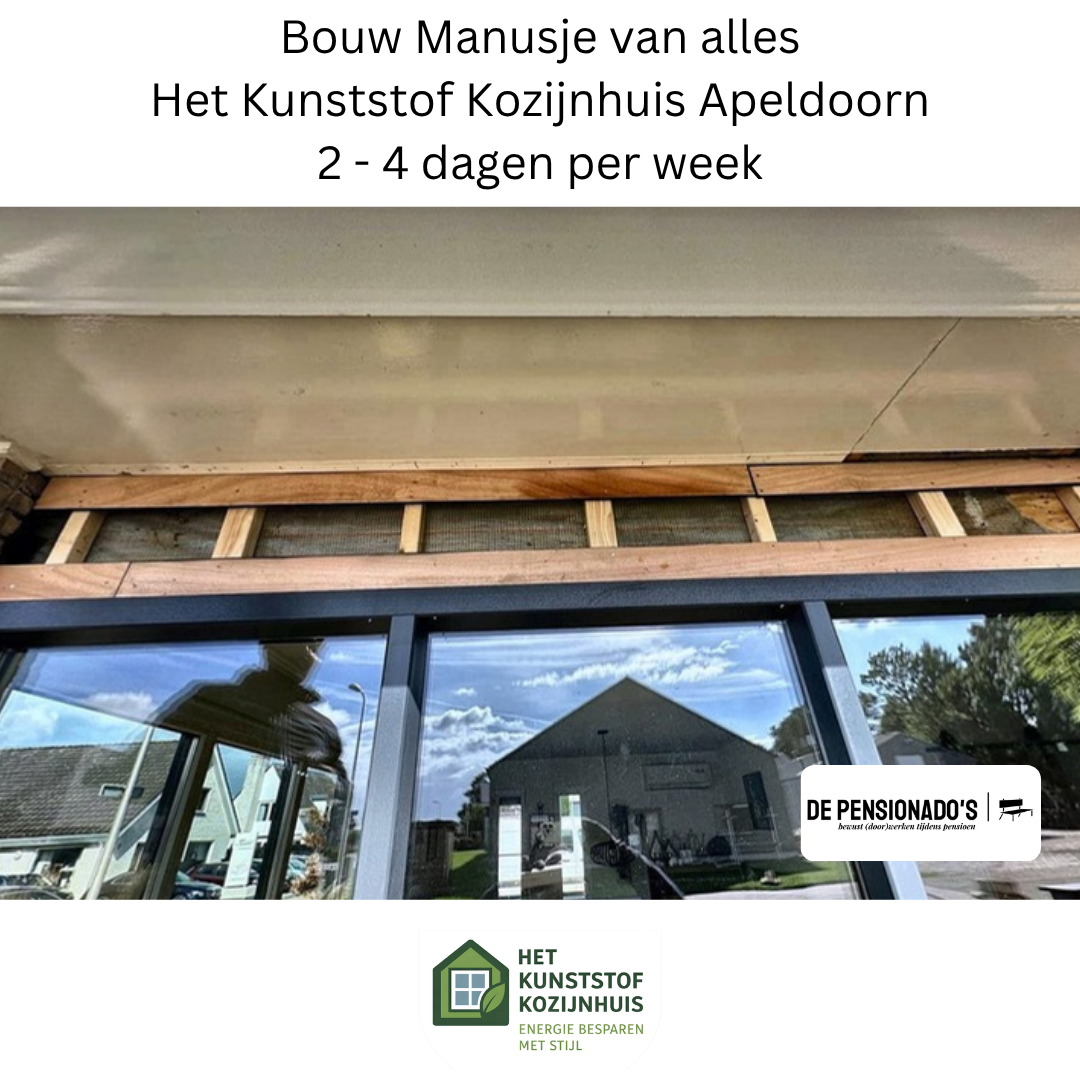 Vacature Bouw Manusje van alles bij Het Kunststof Kozijnhuis in Apeldoorn, 2 - 4 dagen per week